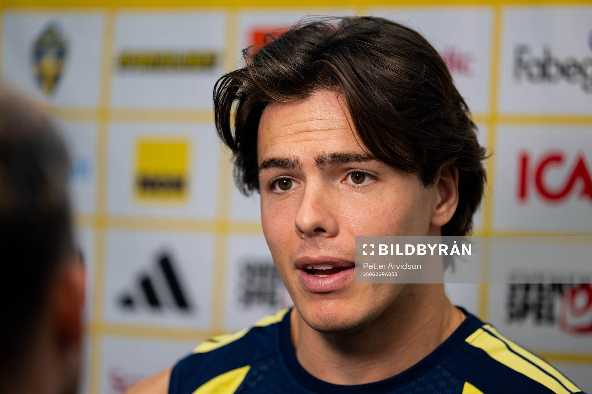 Goalkeeper Jacob Widell Zetterström of the Swedish men's