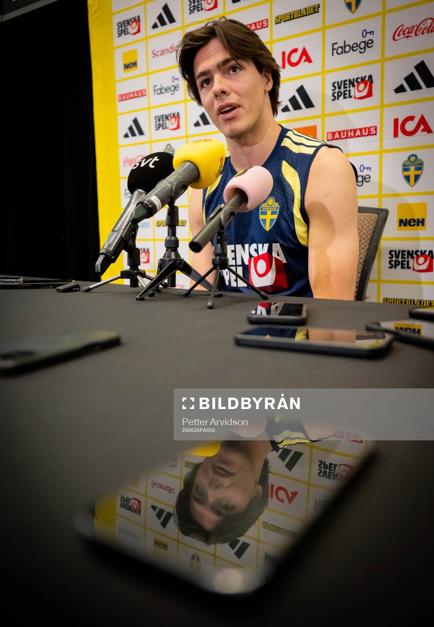 Goalkeeper Jacob Widell Zetterström of the Swedish men's