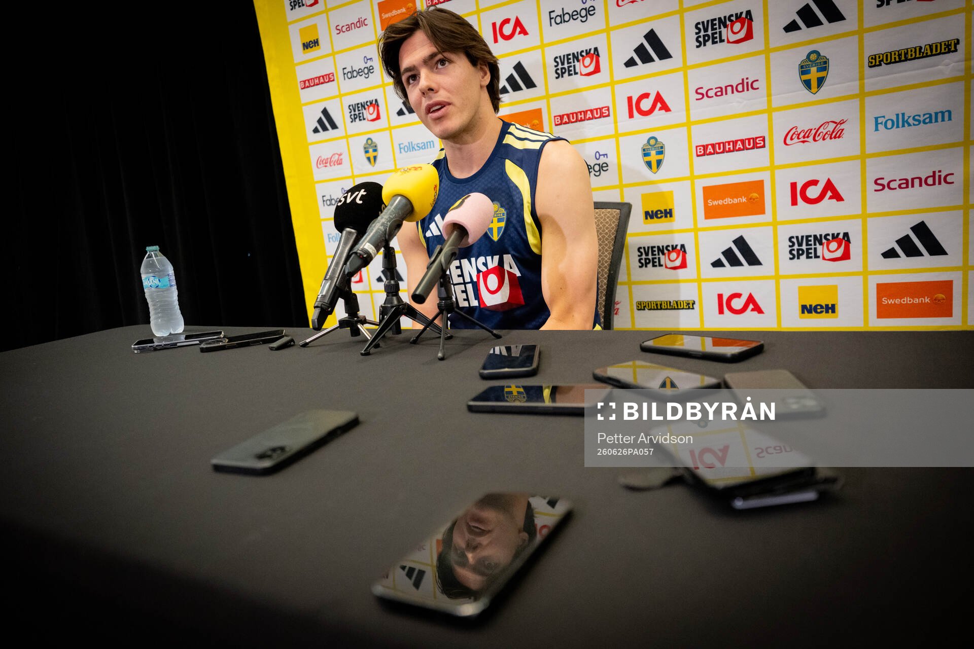 Goalkeeper Jacob Widell Zetterström of the Swedish men's