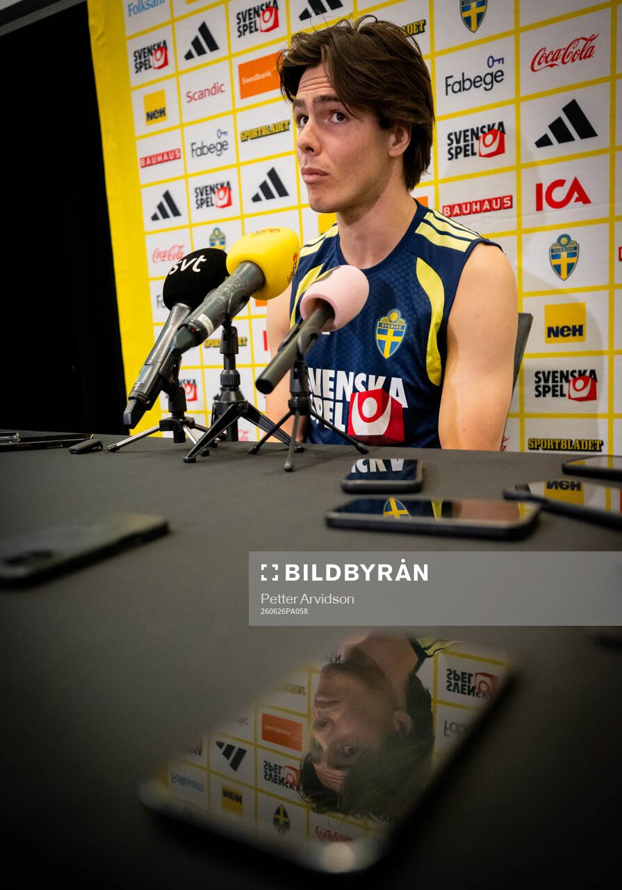 Goalkeeper Jacob Widell Zetterström of the Swedish men's