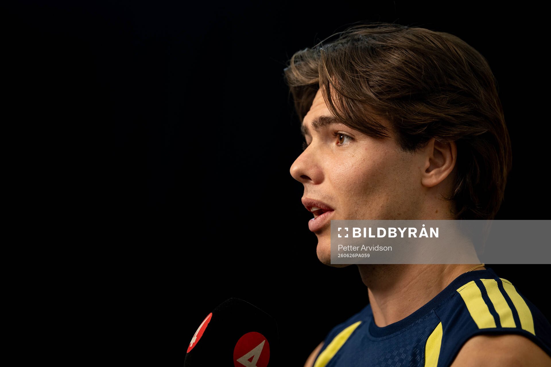 Goalkeeper Jacob Widell Zetterström of the Swedish men's