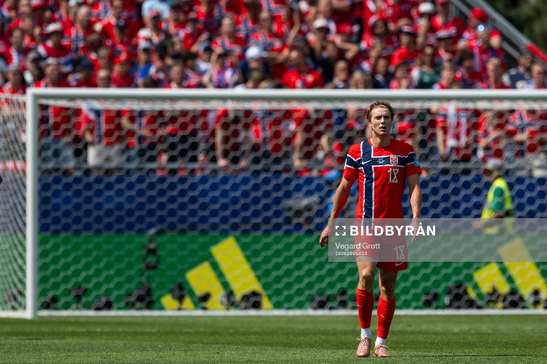 Kristian Thorstvedt of Norway looks dejected