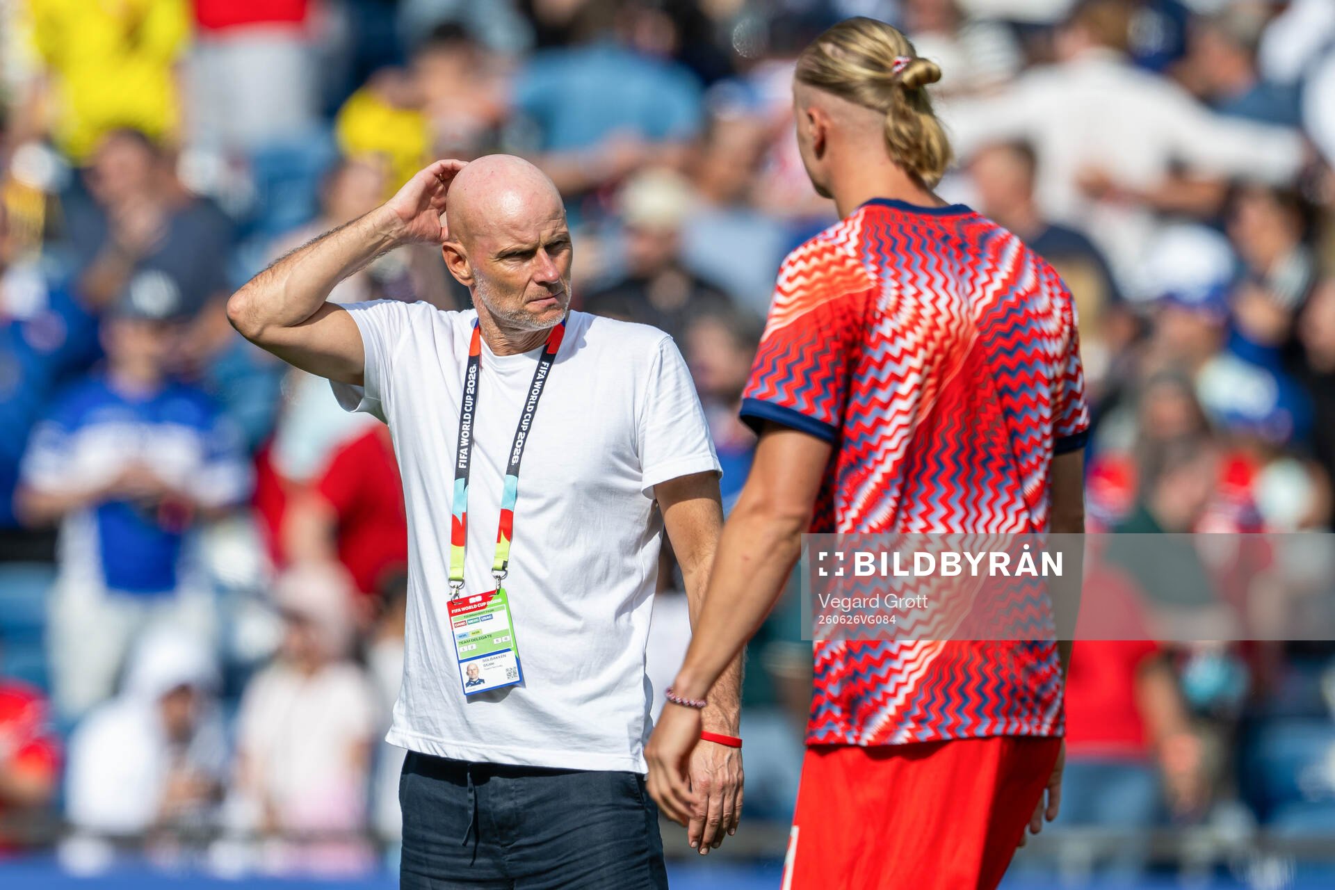 Head coach Ståle Solbakken of Norway