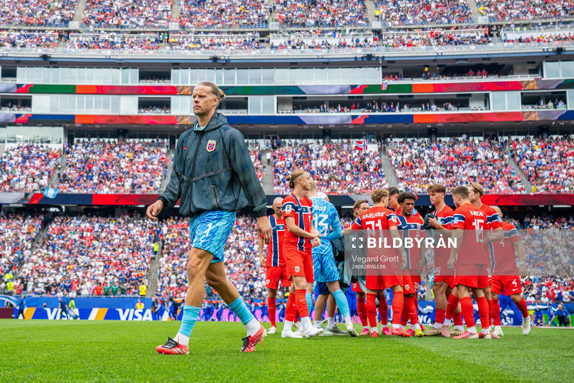 Goalkeeper Ørjan Håskjold Nyland of Norway