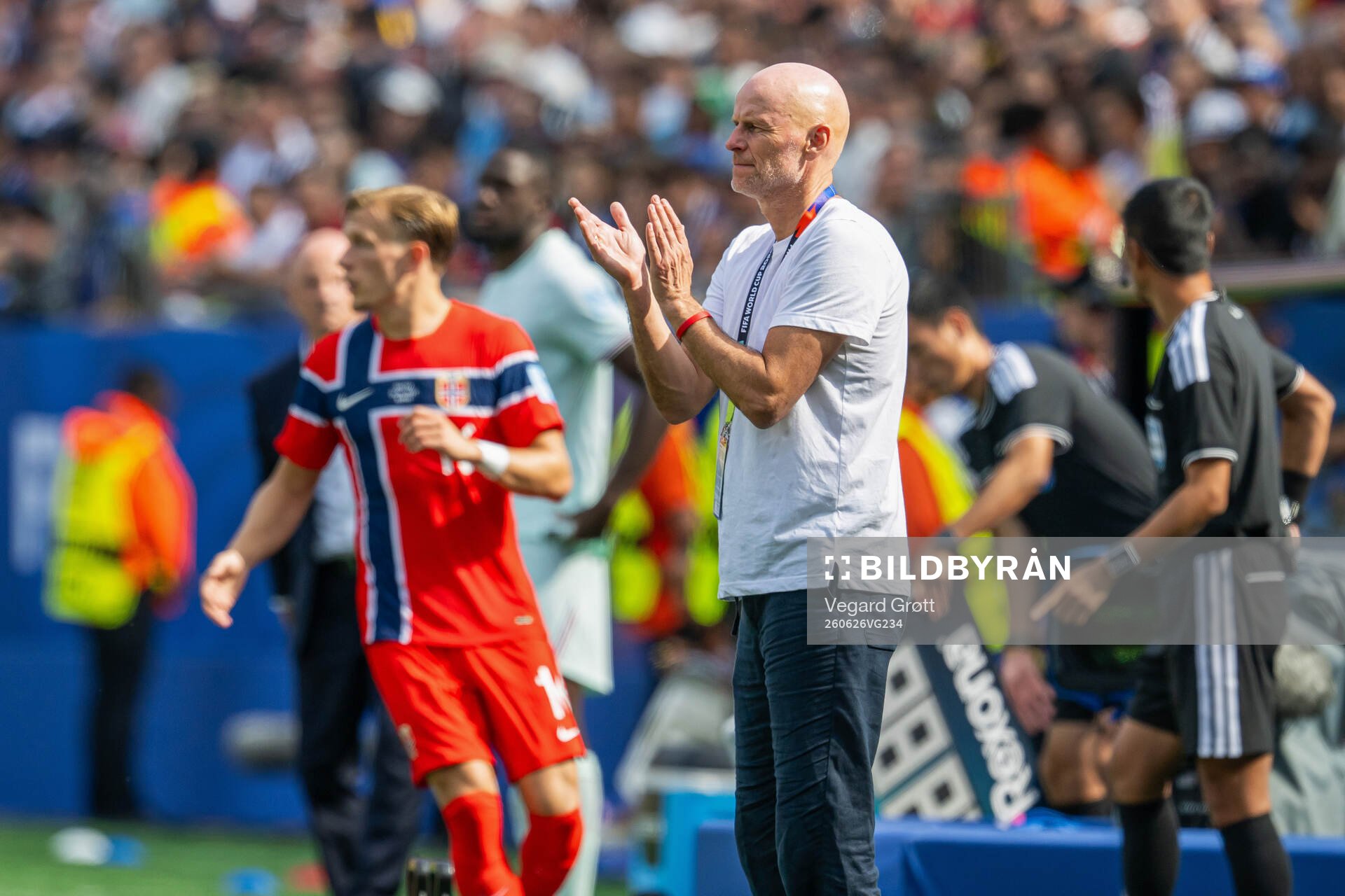 Head coach Ståle Solbakken of Norway