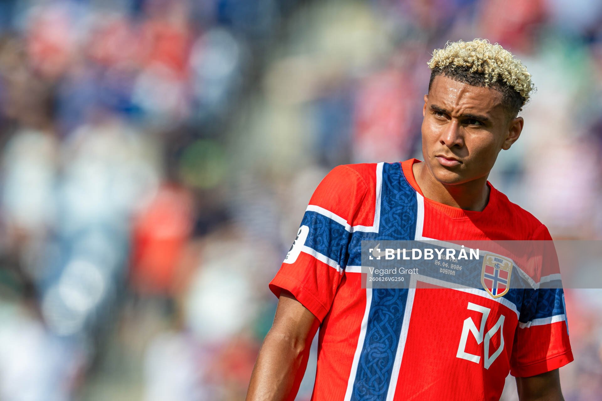 Antonio Nusa of Norway