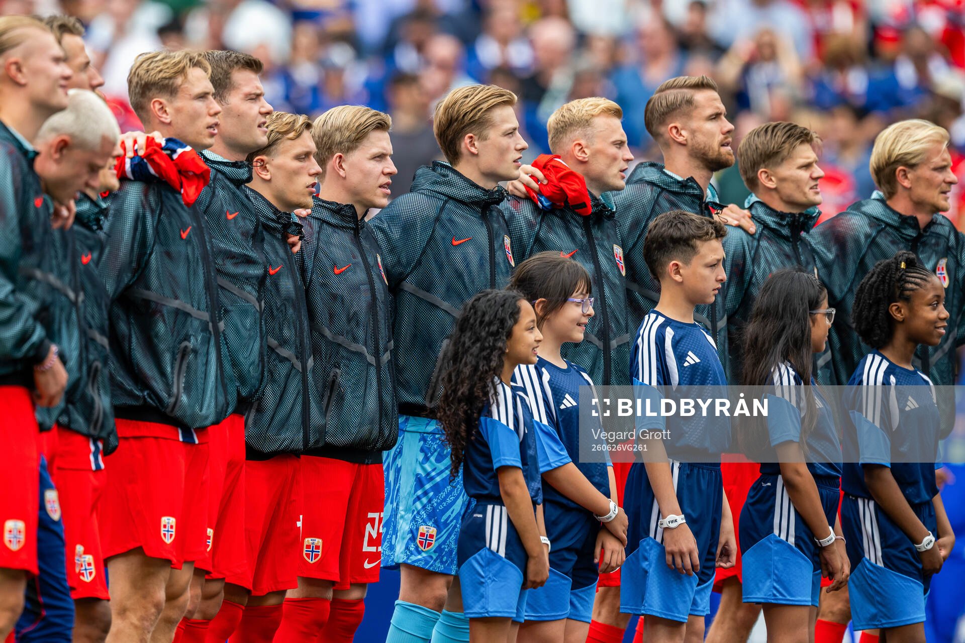 Jens Petter Hauge, goalkeeper Sander Tangvik, Sondre