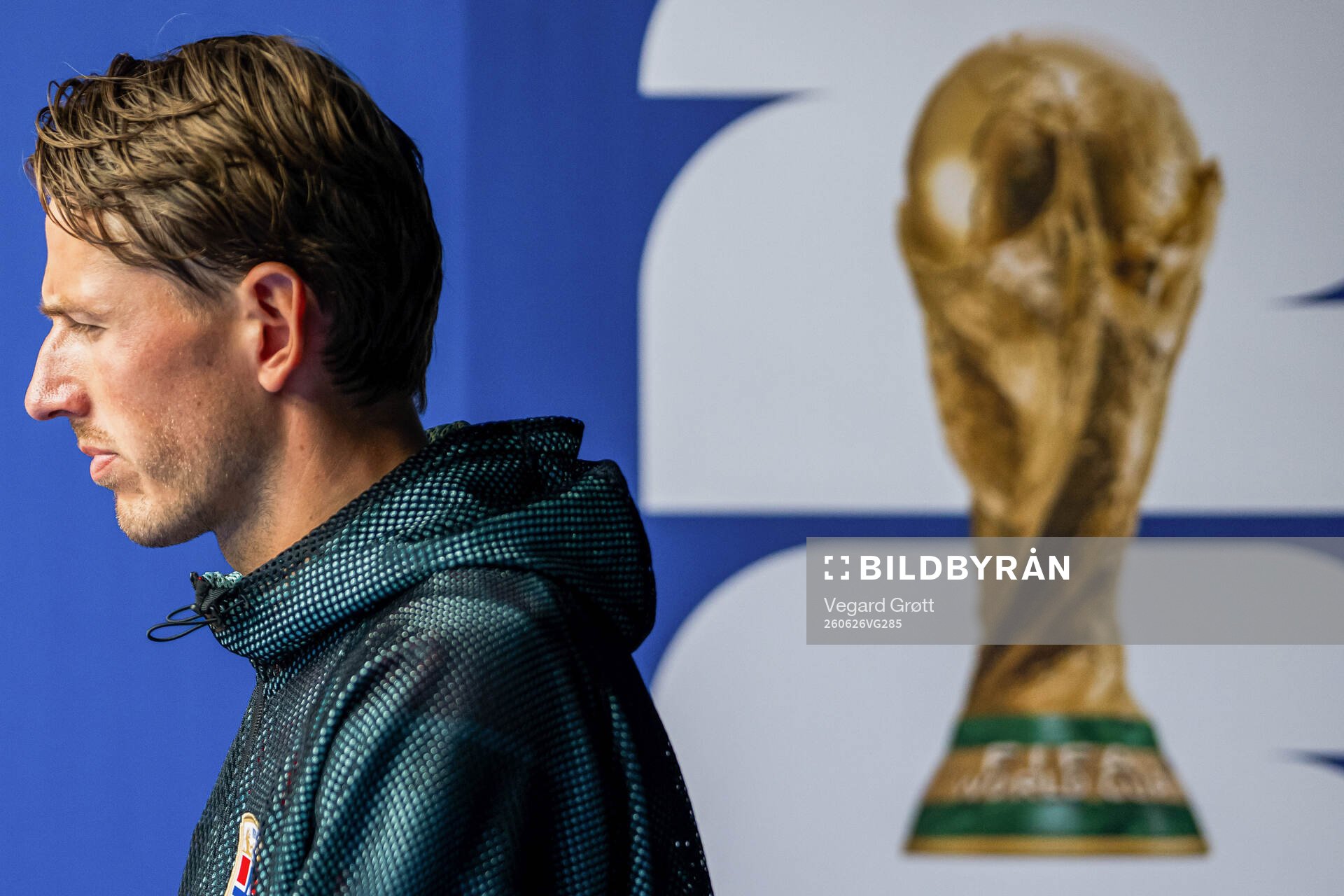 Sander Berge of Norway at half-time
