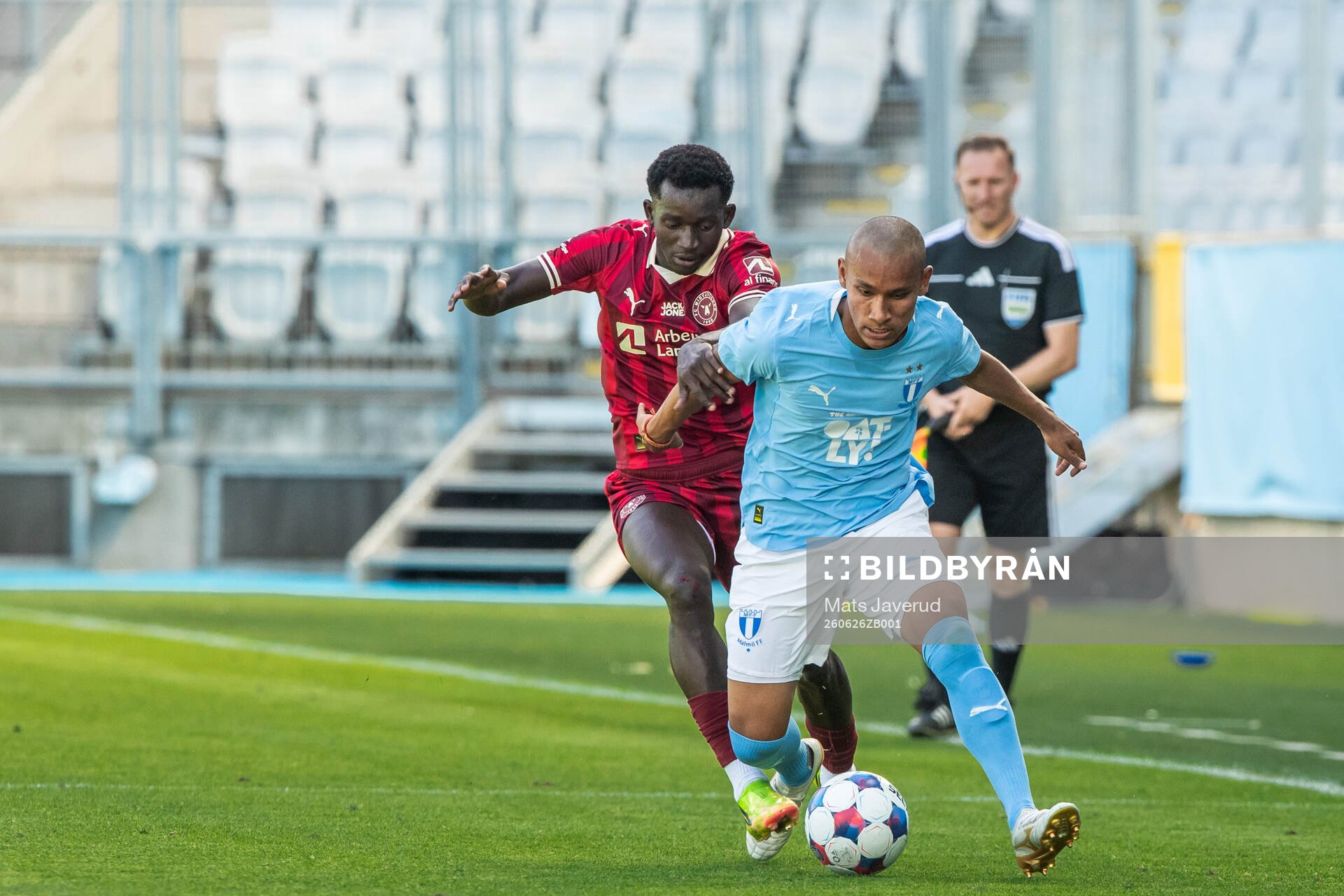 Midtjyllands Abdou Aziz och Malmö FFs Sashwat Rana