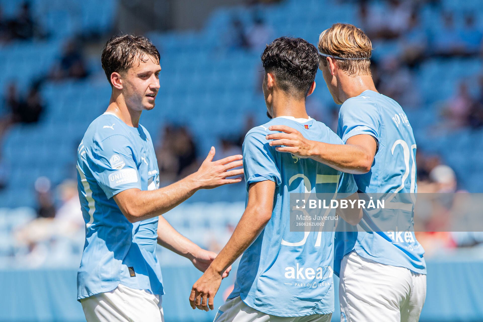 Malmö FFs Malmö FFs Adrian Skogmark jublar