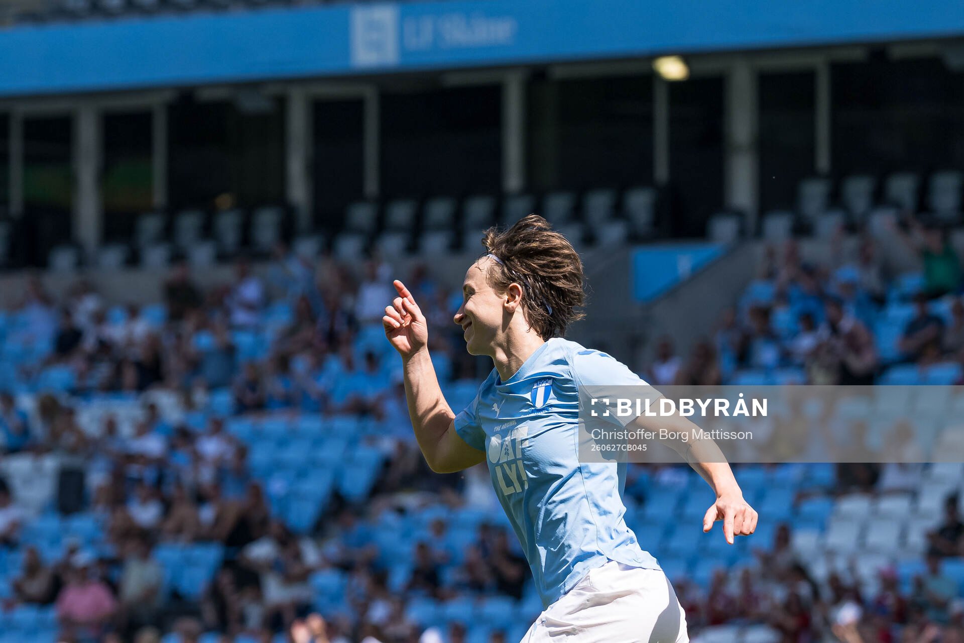 Malmö FFs Miljana Ivanovic jublar