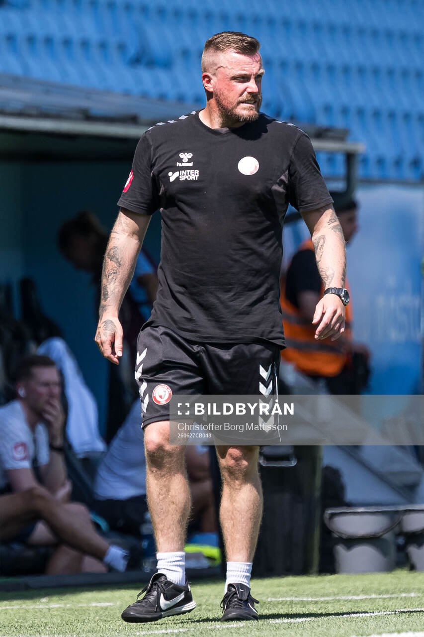 Kristianstads tränare NIk Chamberlain