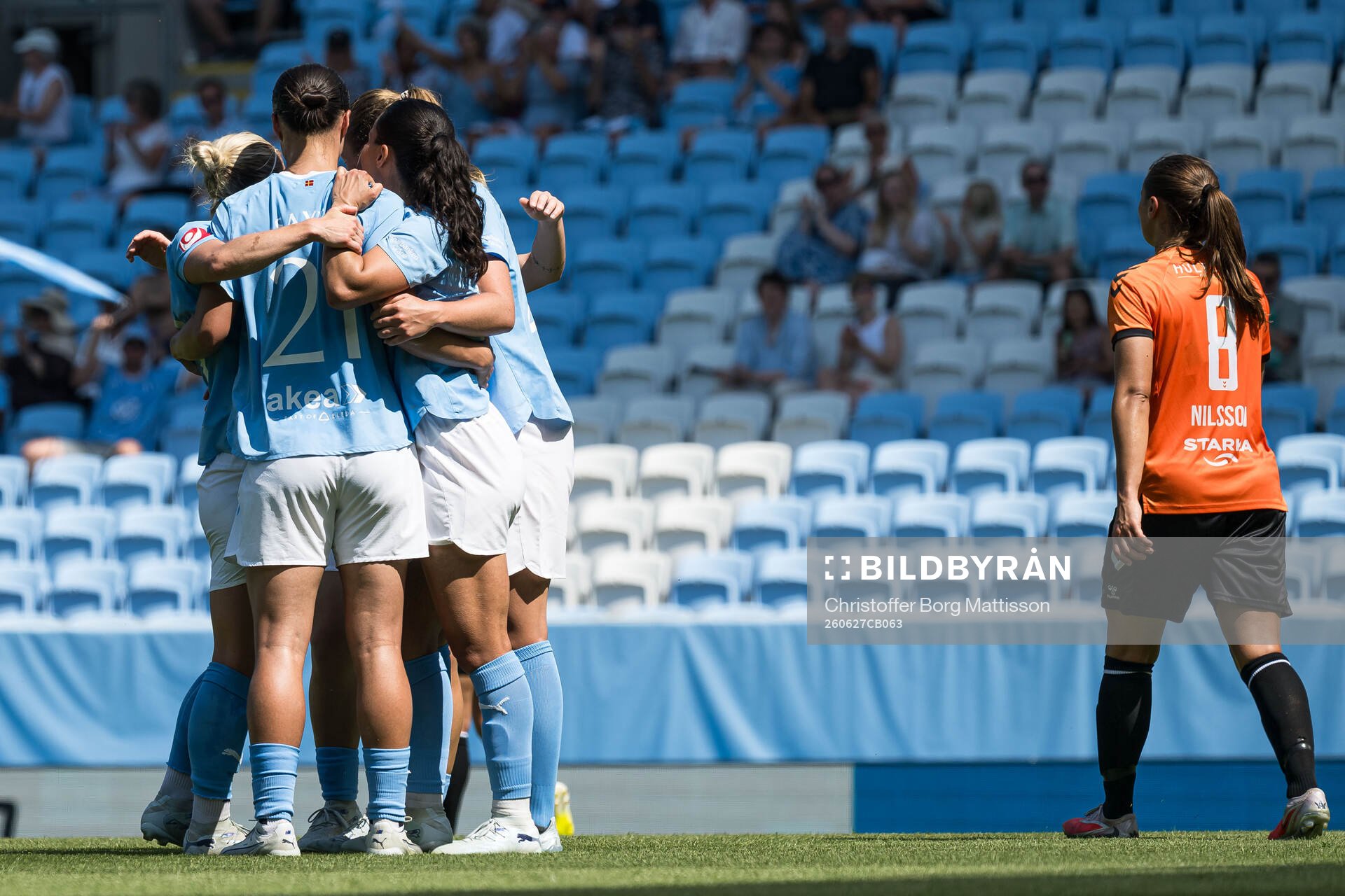 Malmö FFs Amy Joan Irene Sayer jublar