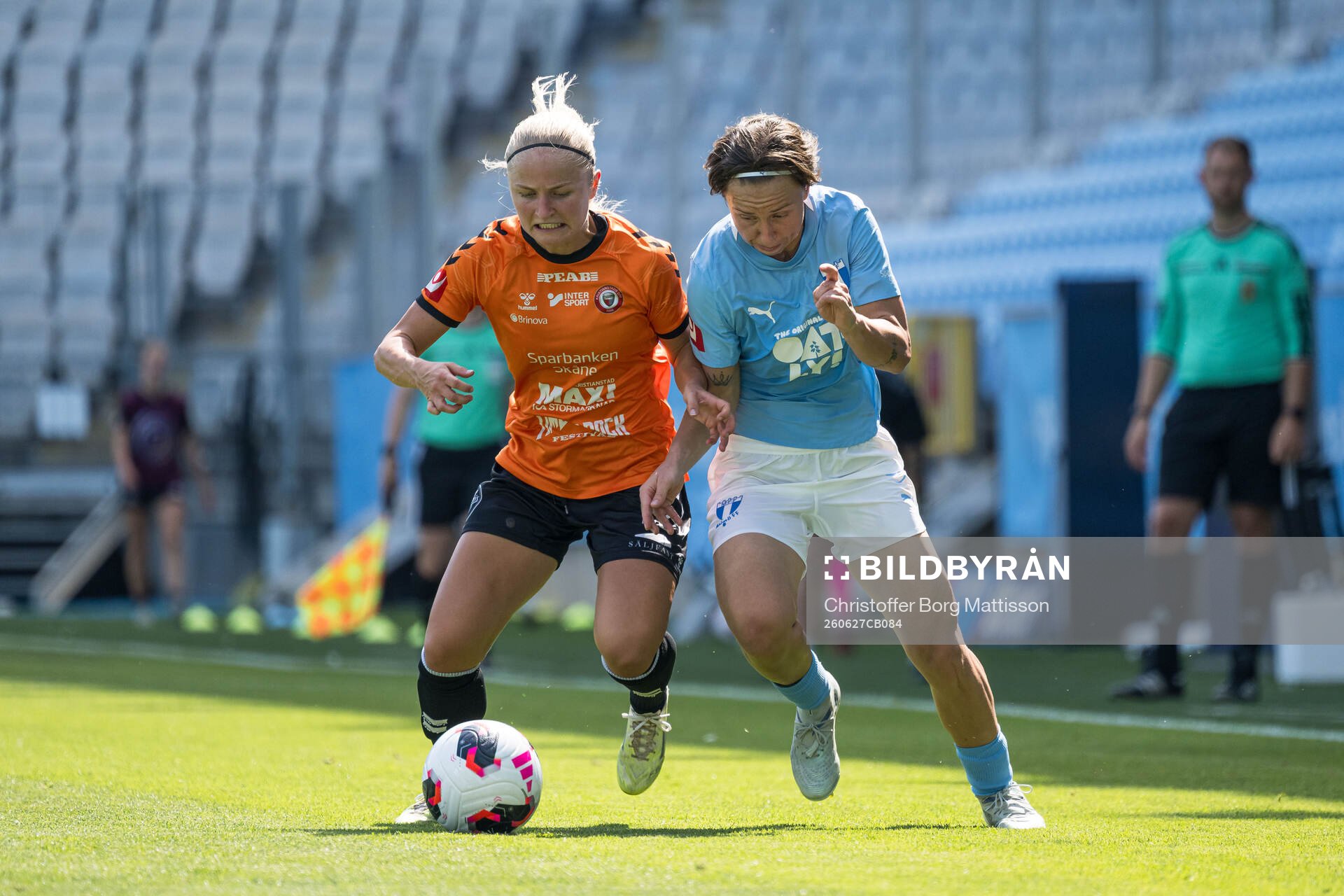 Kristianstads Lova Sternfeldt och Malmö FFs Miljana
