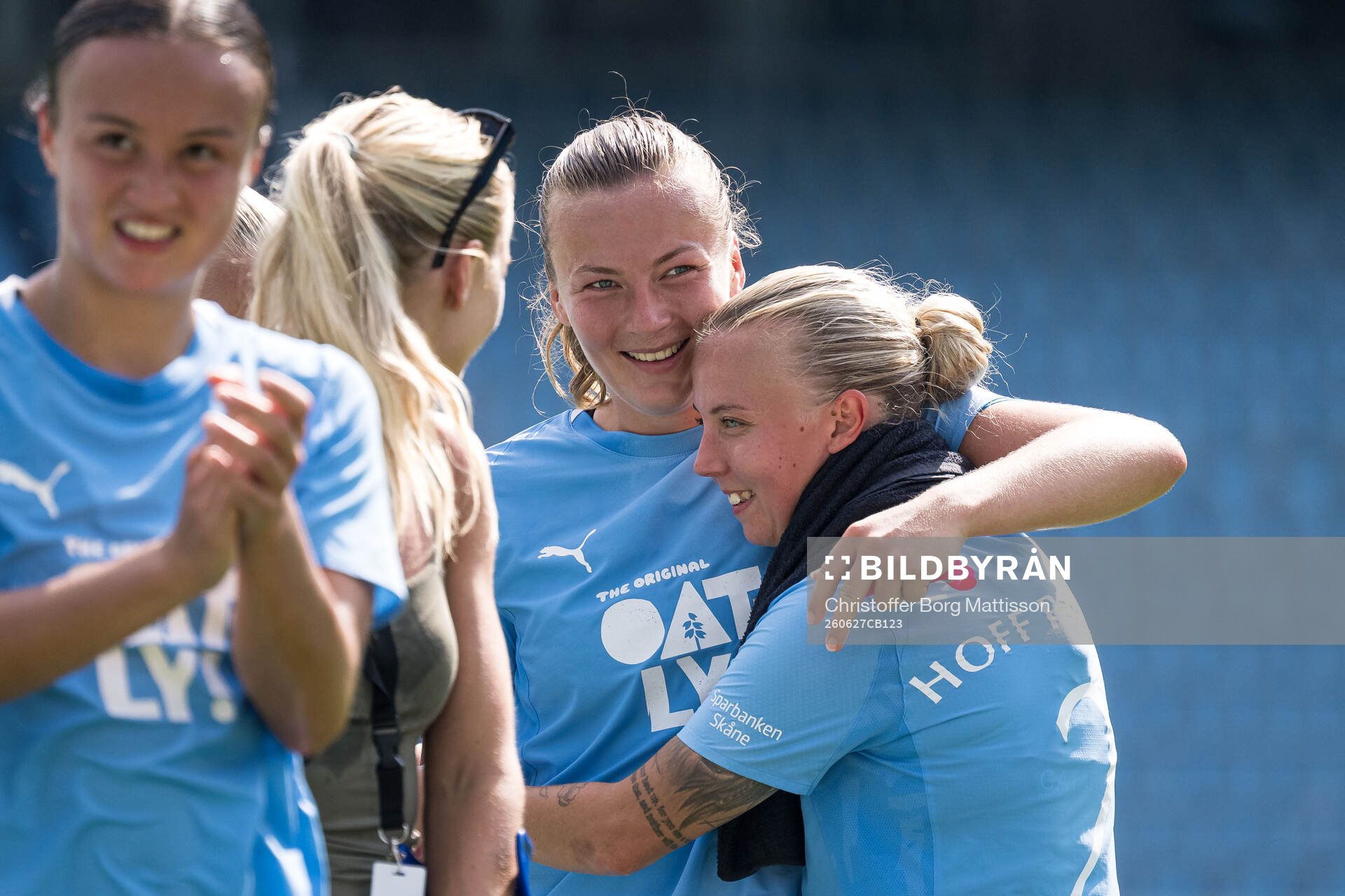 Malmö FFs Sara Kanutte Sørensen Fornes jublar
