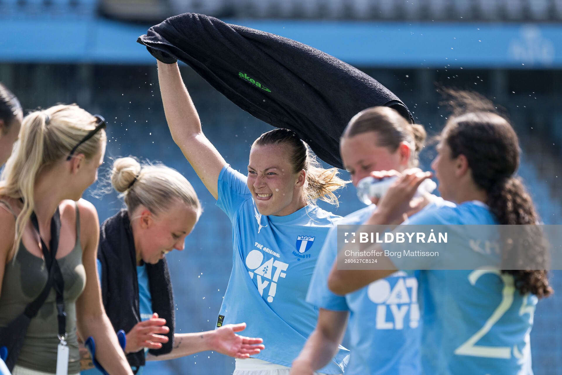 Malmö FFs Sara Kanutte Sørensen Fornes jublar