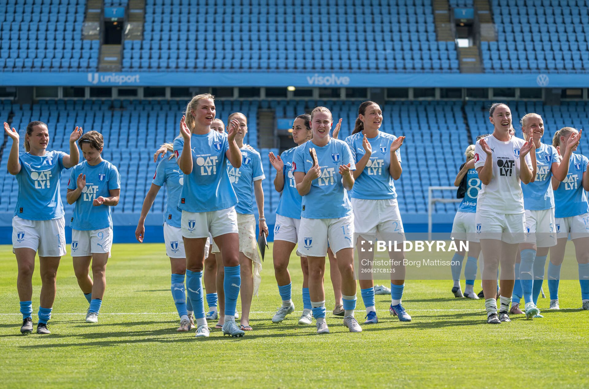Malmö FFs spelare jublar