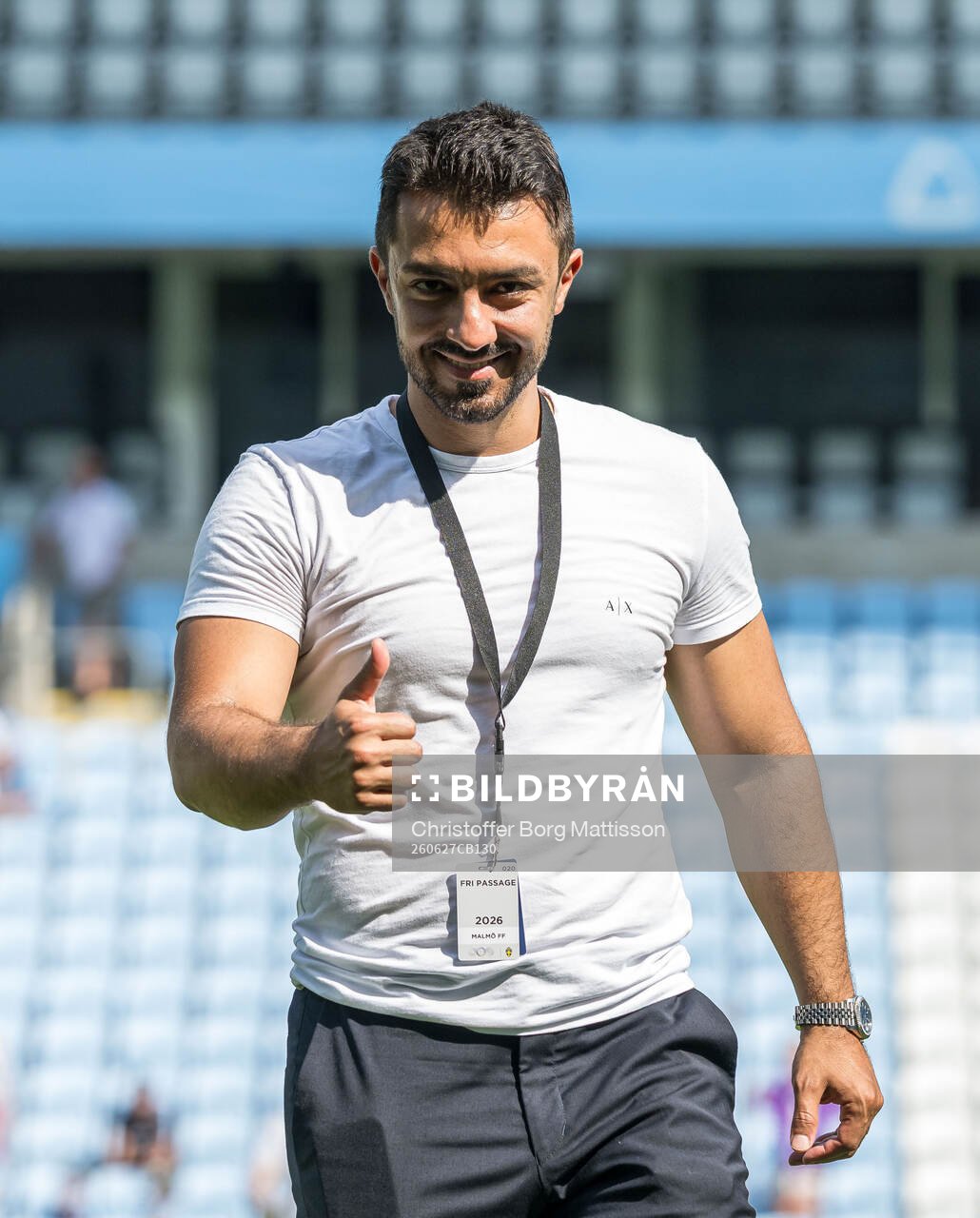 Malmö FFs sportchef Maxim Khalil jublar