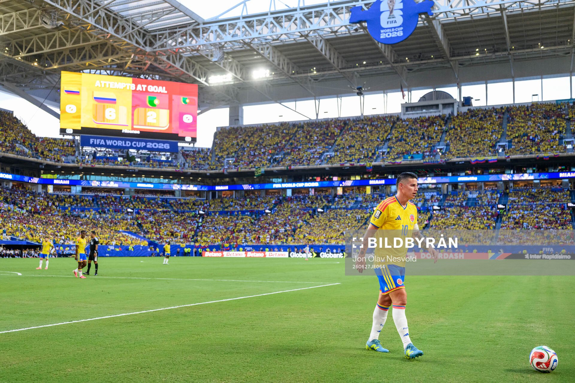 James Rodriguez of Colombia