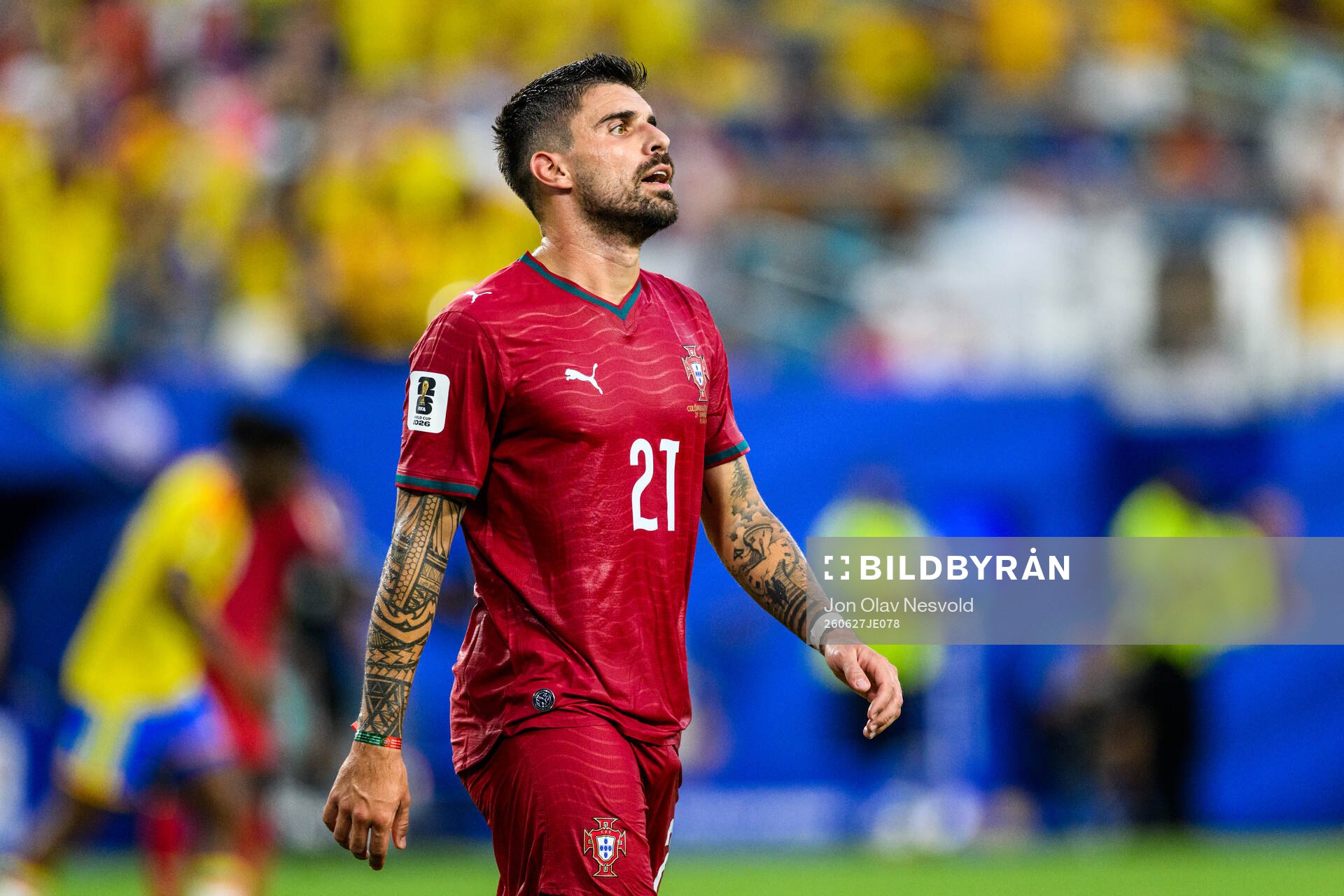 Ruben Neves of Portugal looks dejected
