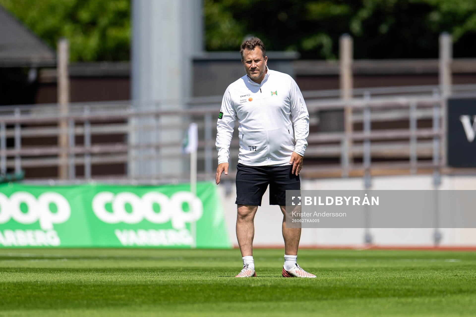 Varbergs assisterande tränare Tobias Hysén