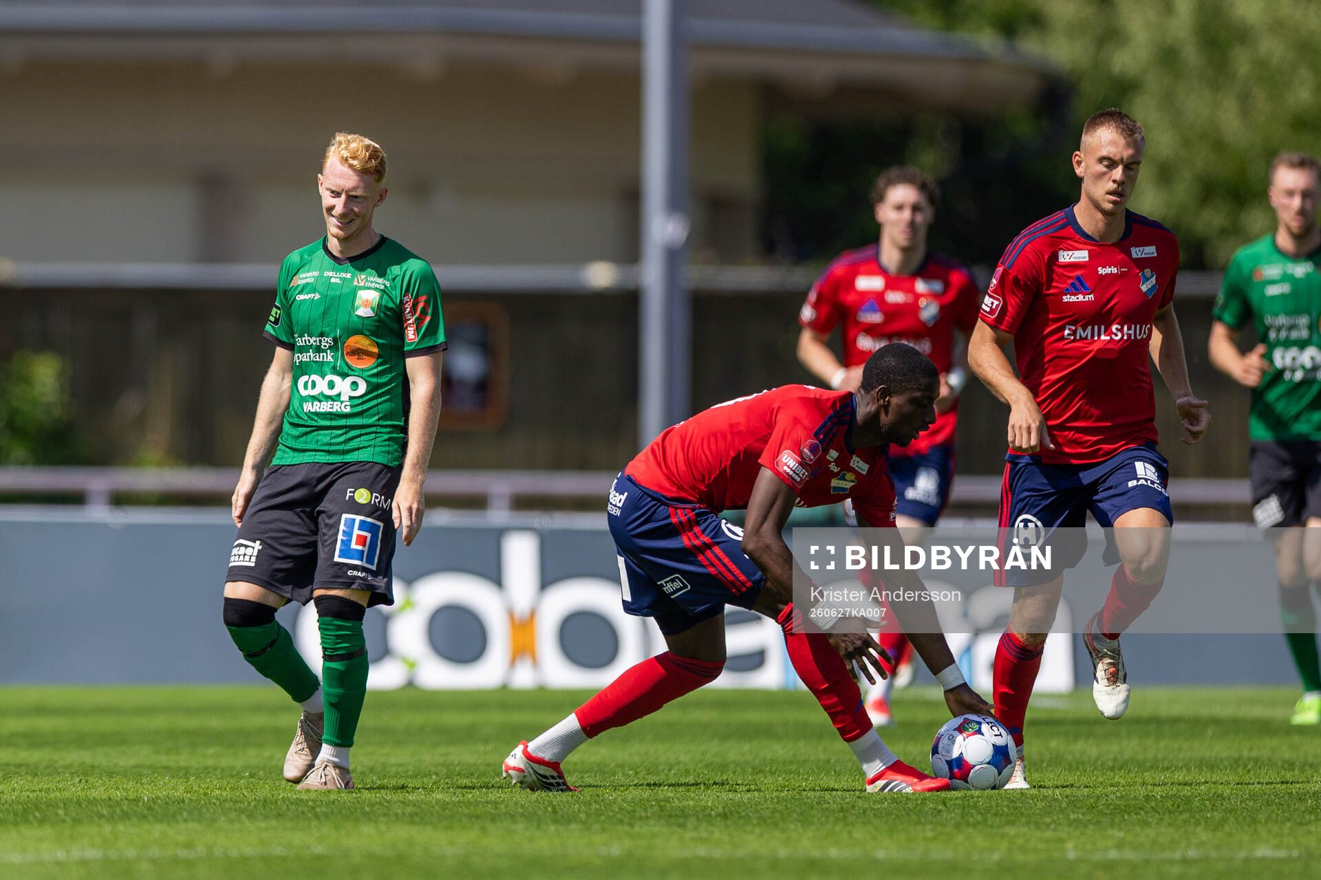 Varbergs Wilhelm Ärlig och Östers Musa Jatta