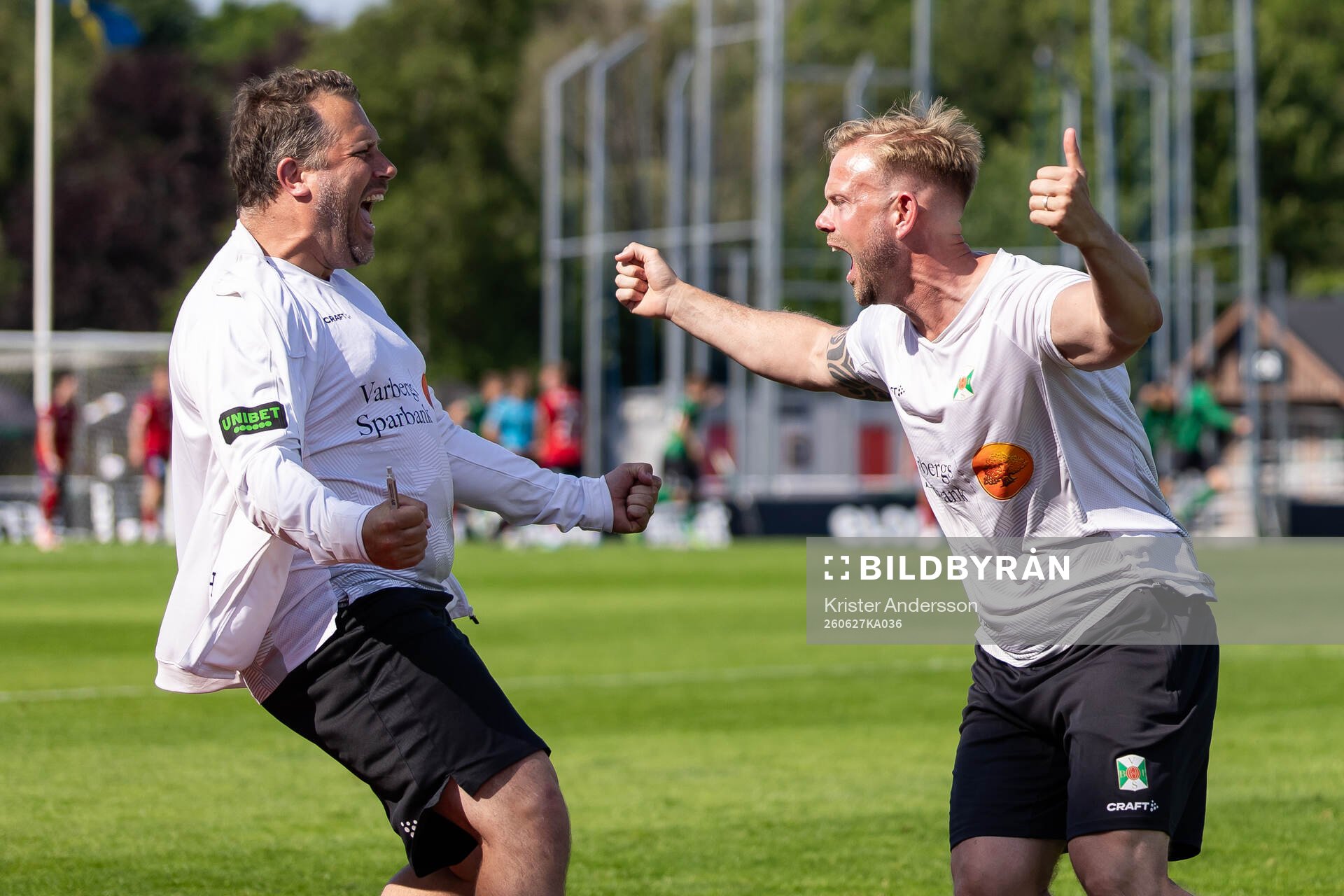 Varbergs assisterande tränare Tobias Hysén och tränare
