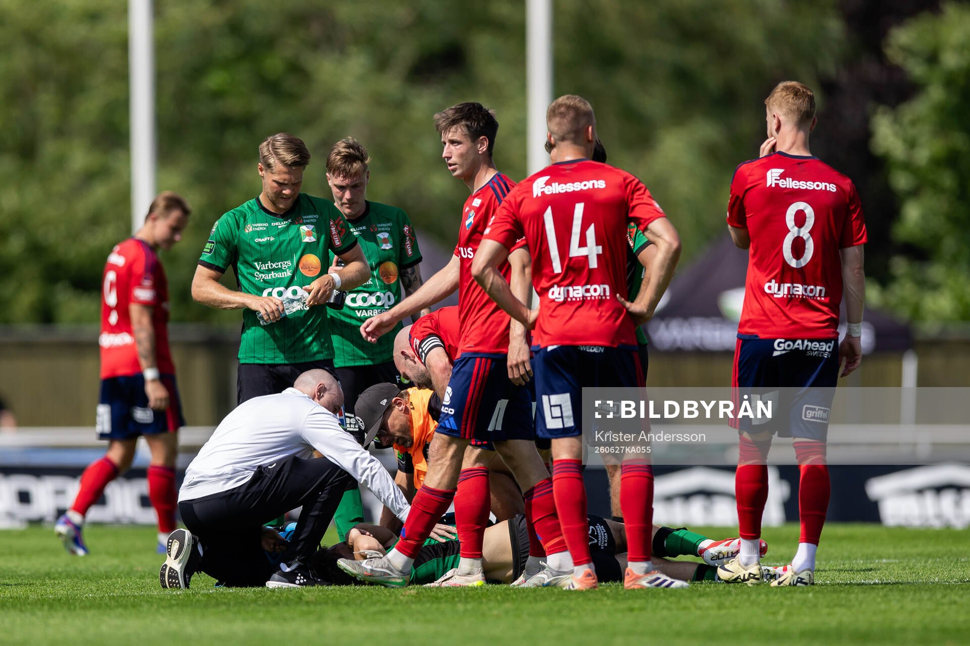 Varbergs Isak Valentin Vidjeskog får vård