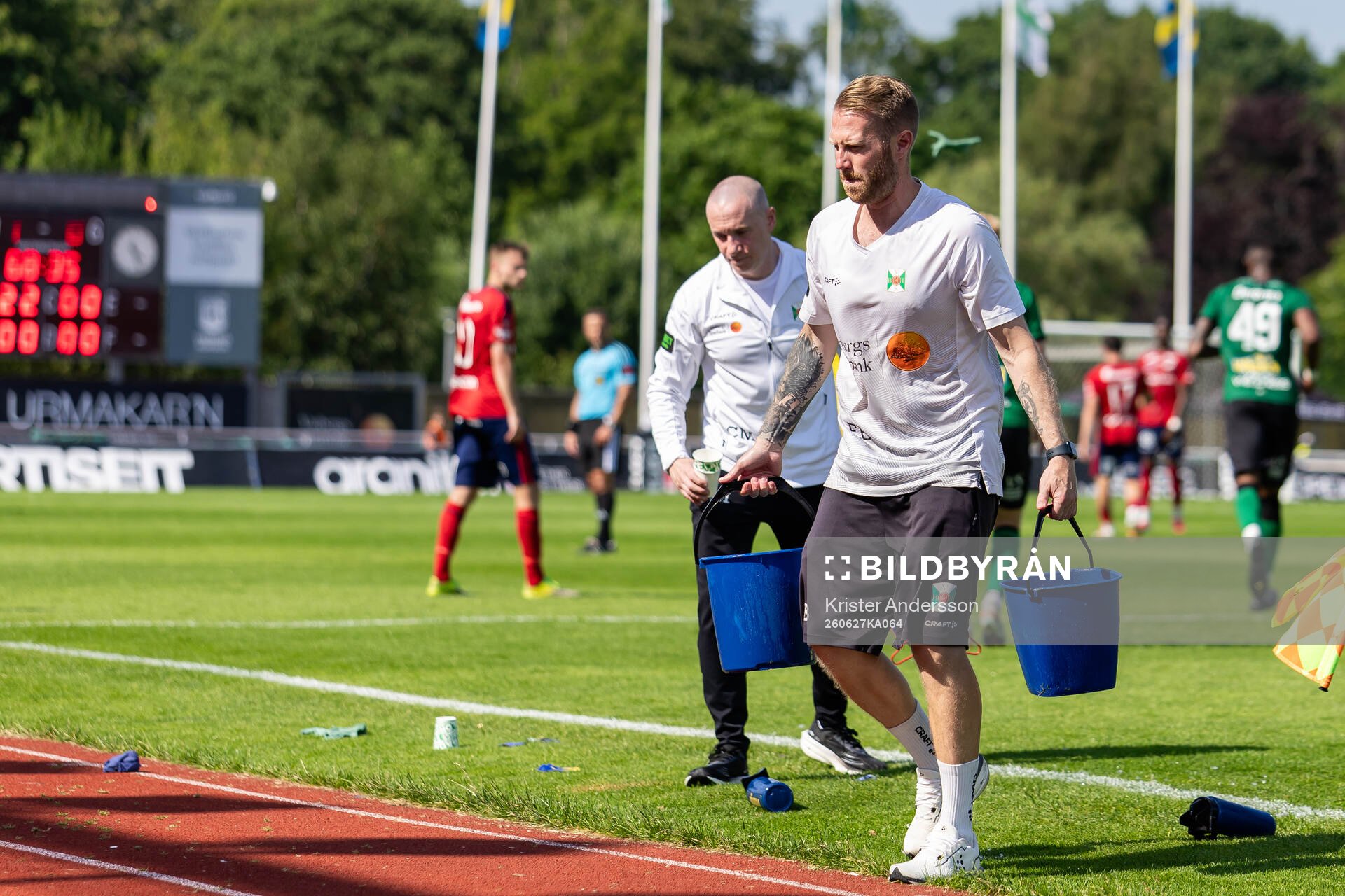 Varbergs målvaktstränare Fredrik Backe