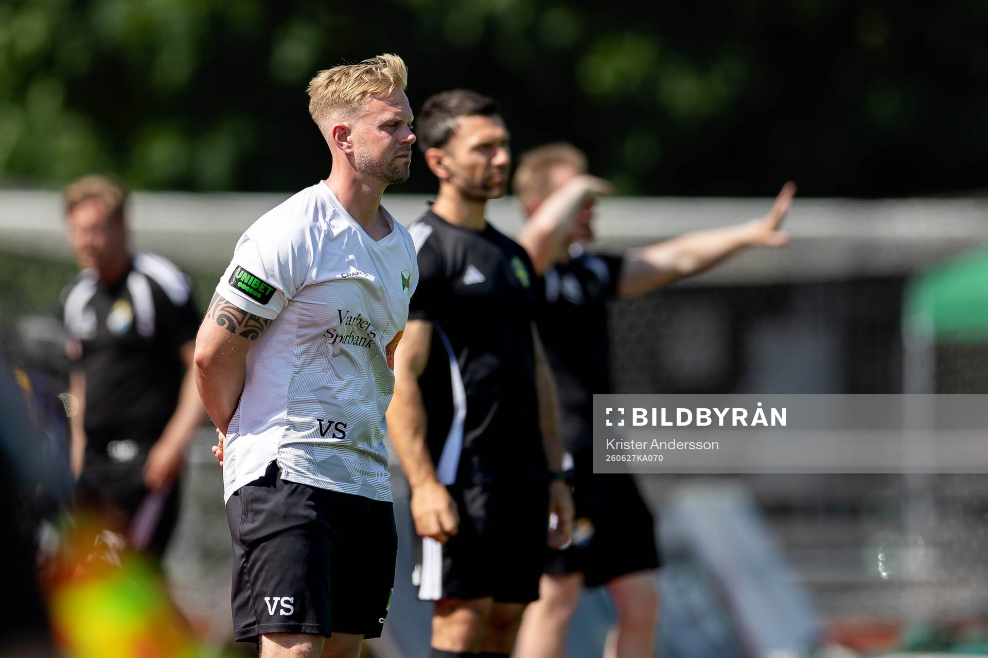 Varbergs tränare Victor Salwén
