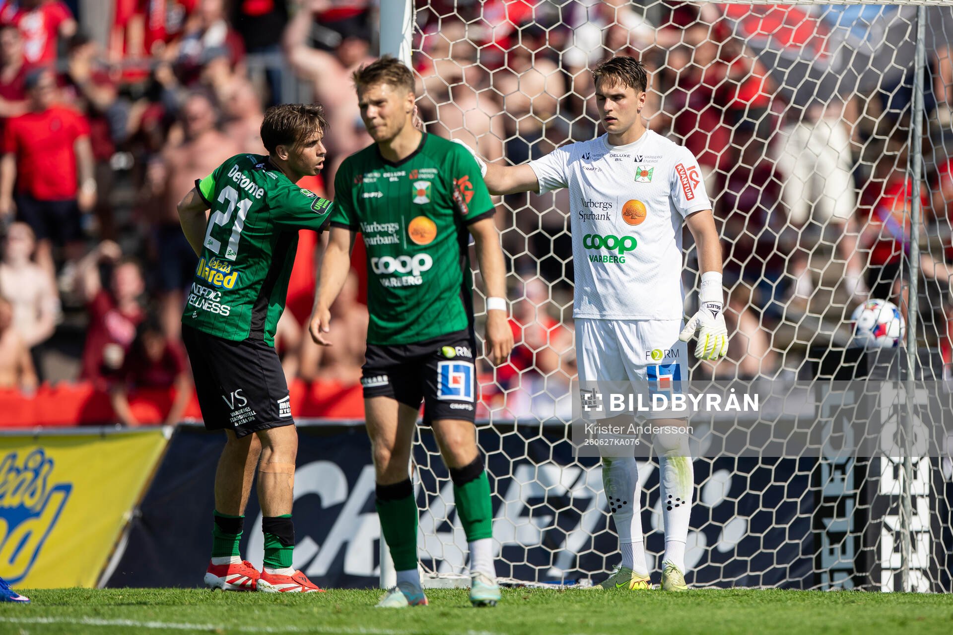 Varbergs målvakt Oscar Ekman