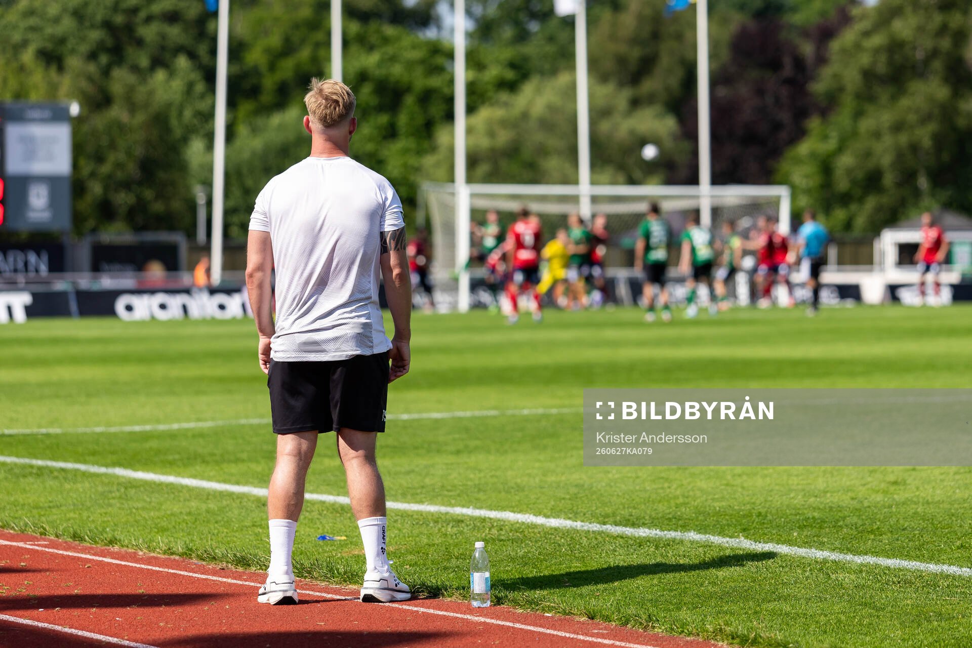 Varbergs tränare Victor Salwén