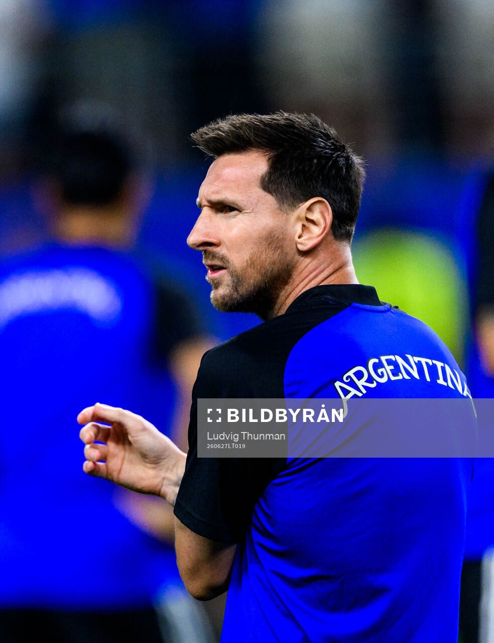 Lionel Messi of Argentina