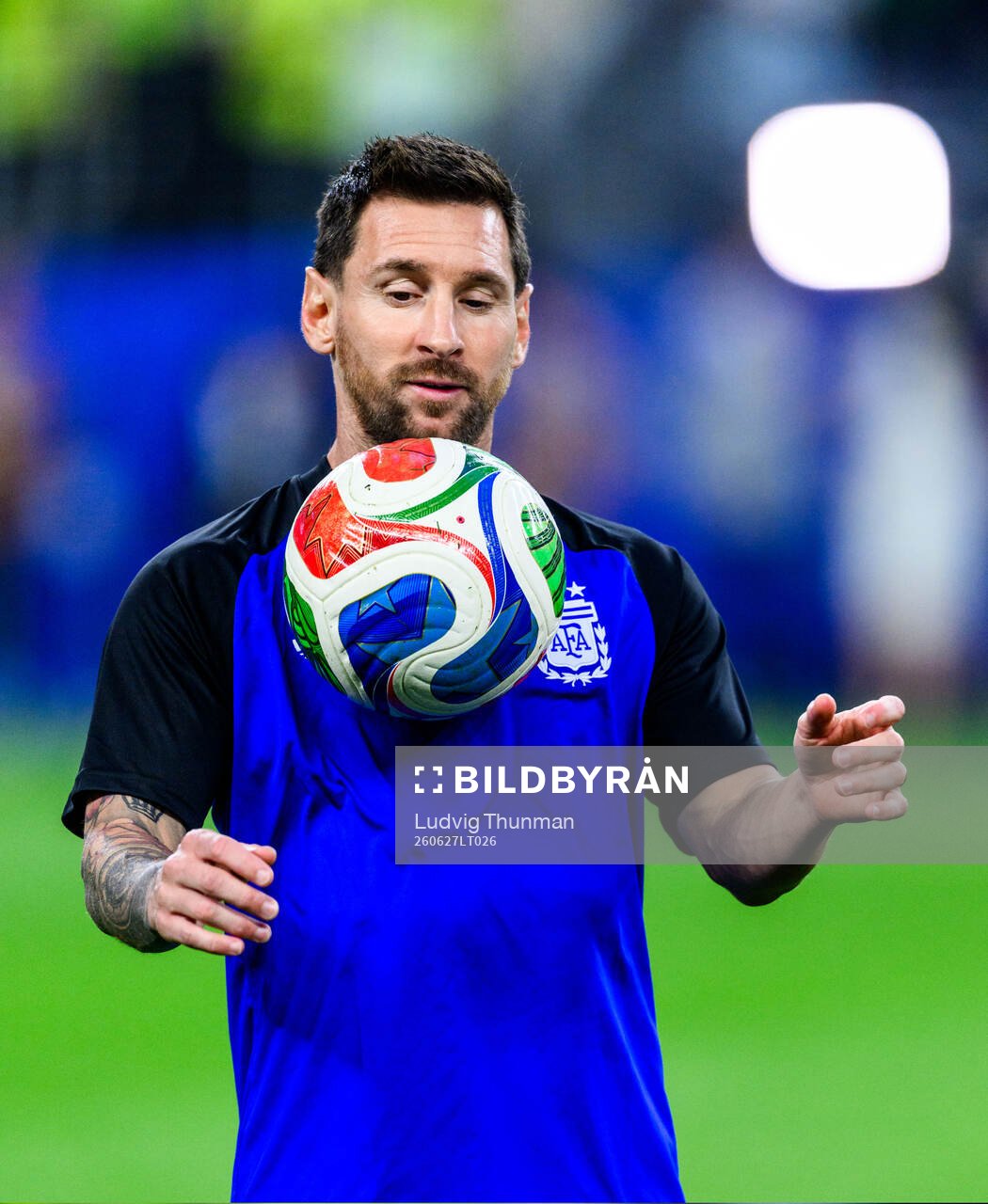 Lionel Messi of Argentina