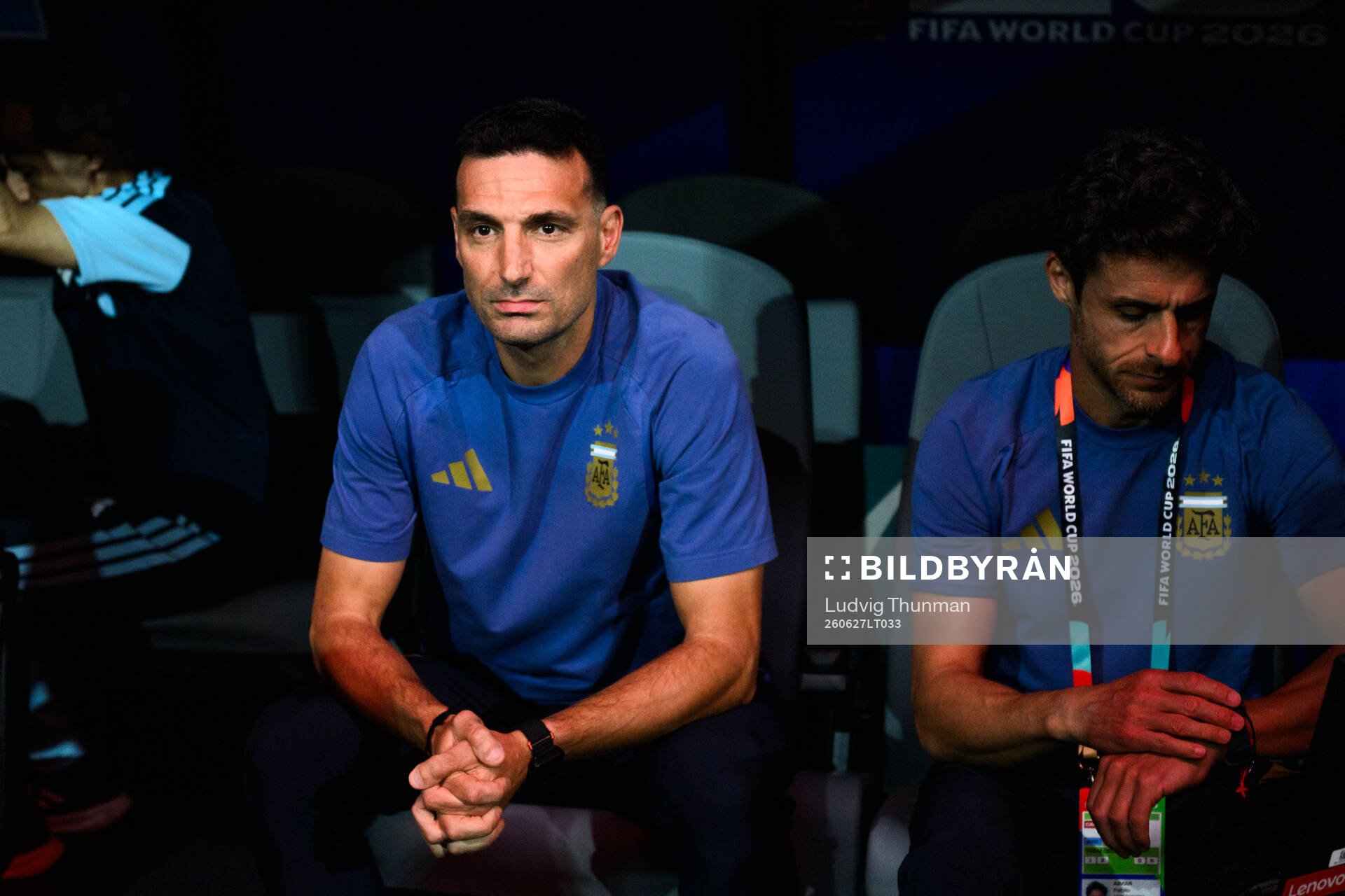 Head coach Lionel Sebastián Scaloni of Argentina