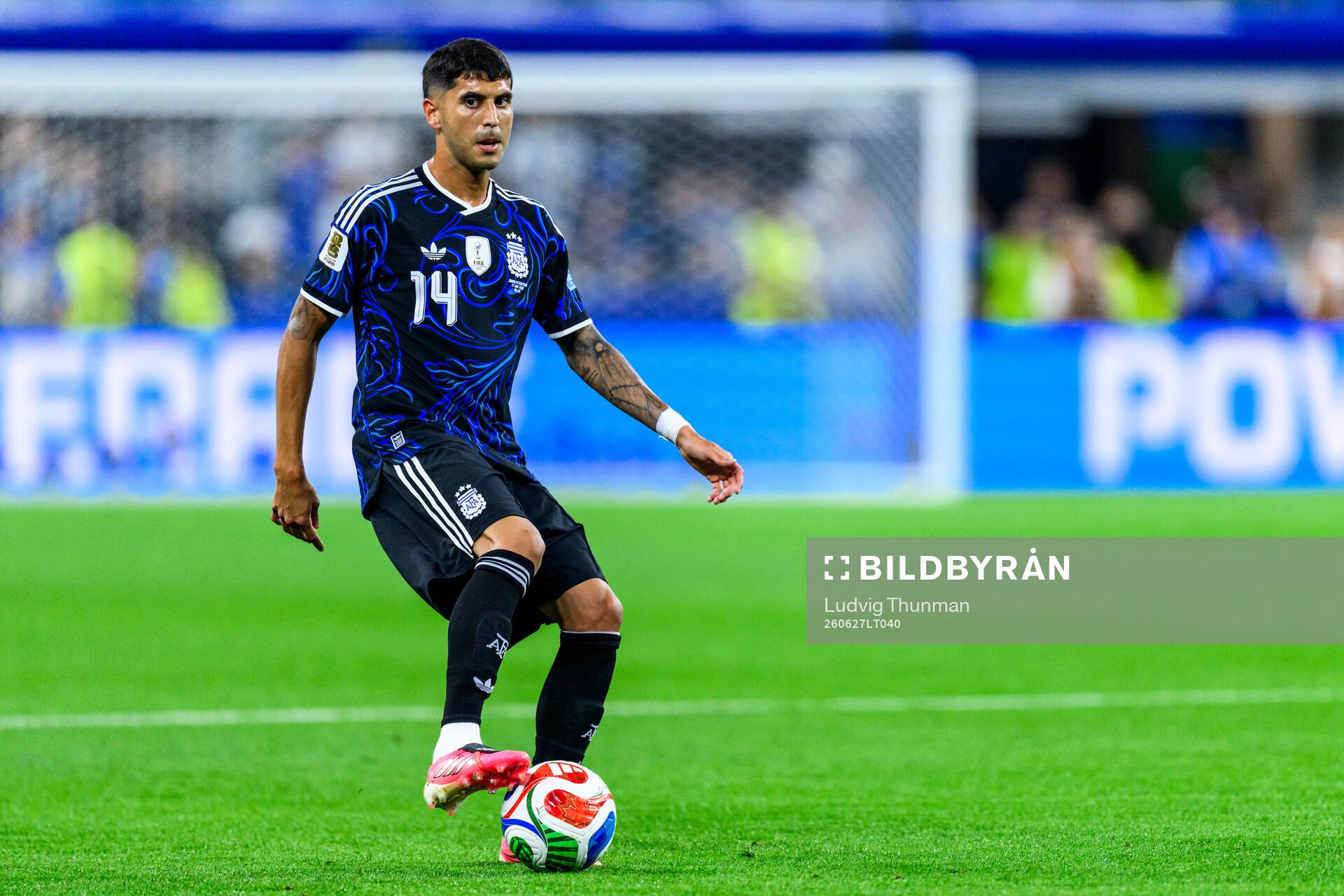 Exequiel Palacios of Argentina