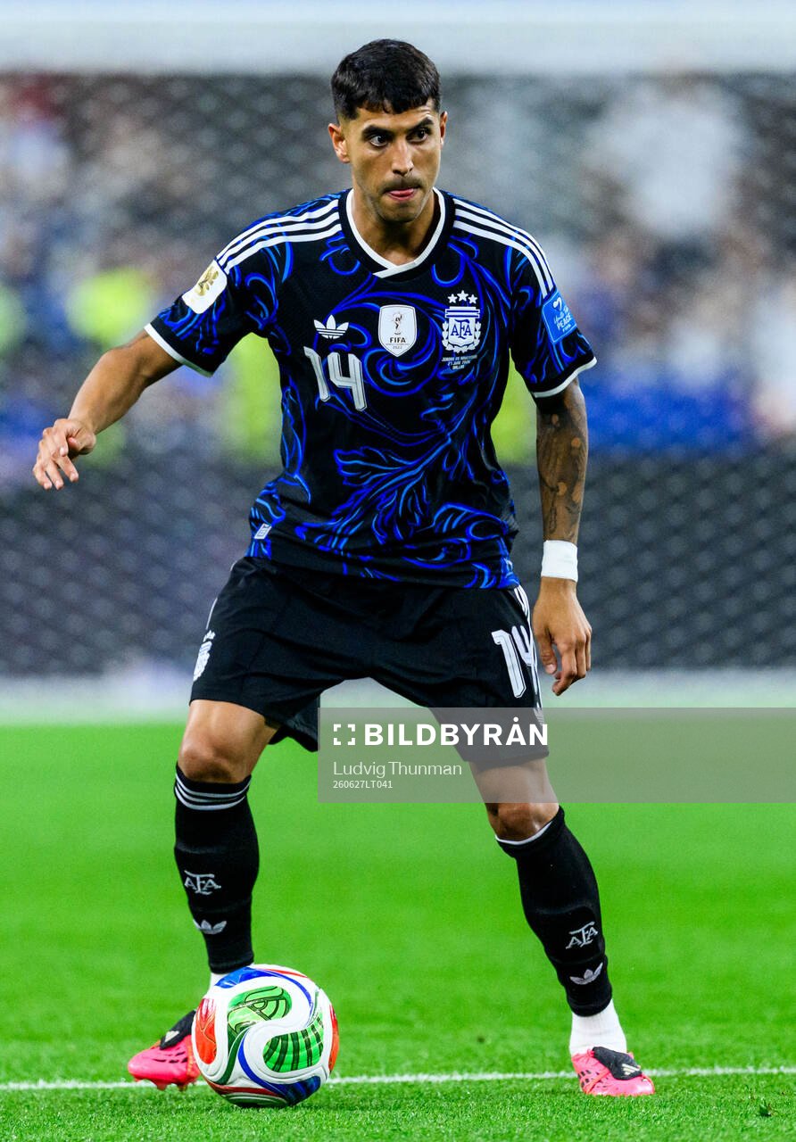 Exequiel Palacios of Argentina