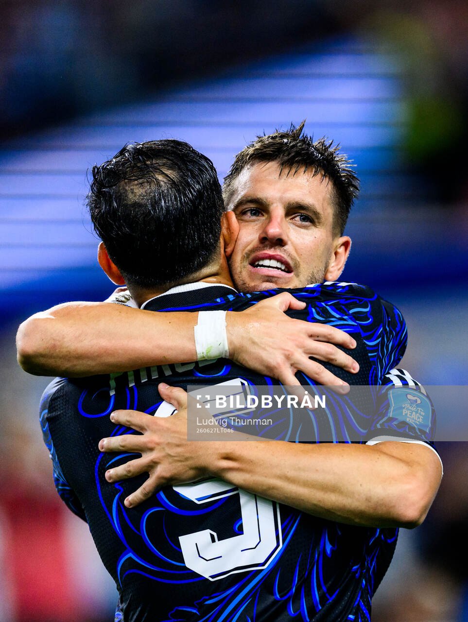 Giovani Lo Celso of Argentina celebrates