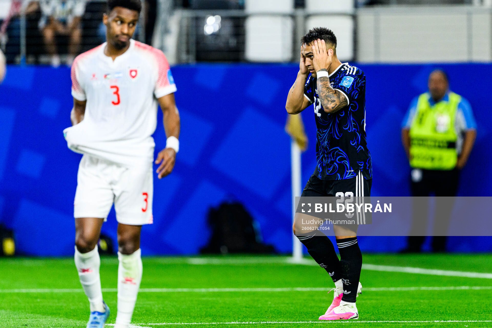 Lautaro Martinez of Argentina looks dejected
