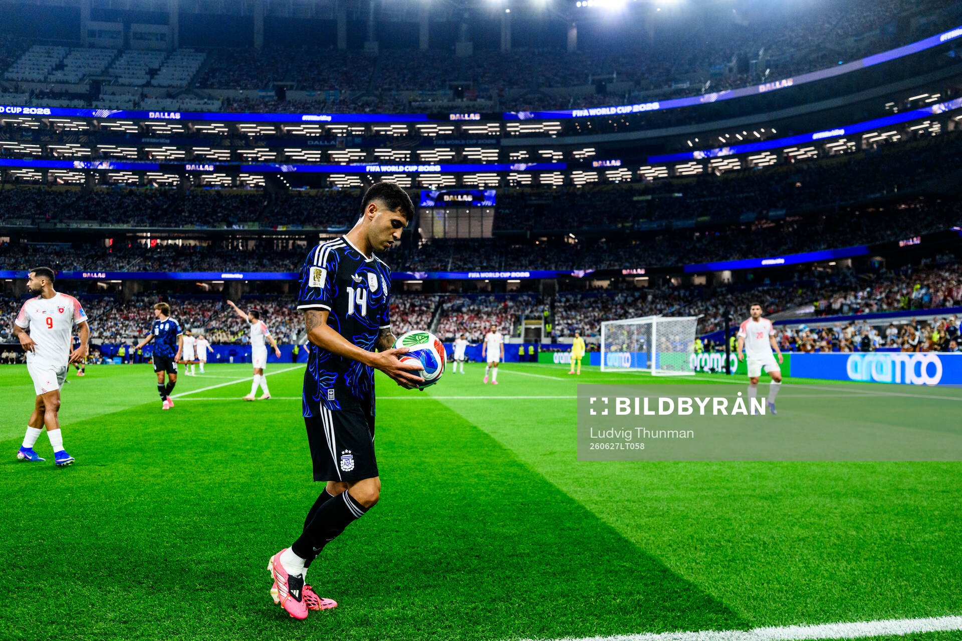 Exequiel Palacios of Argentina