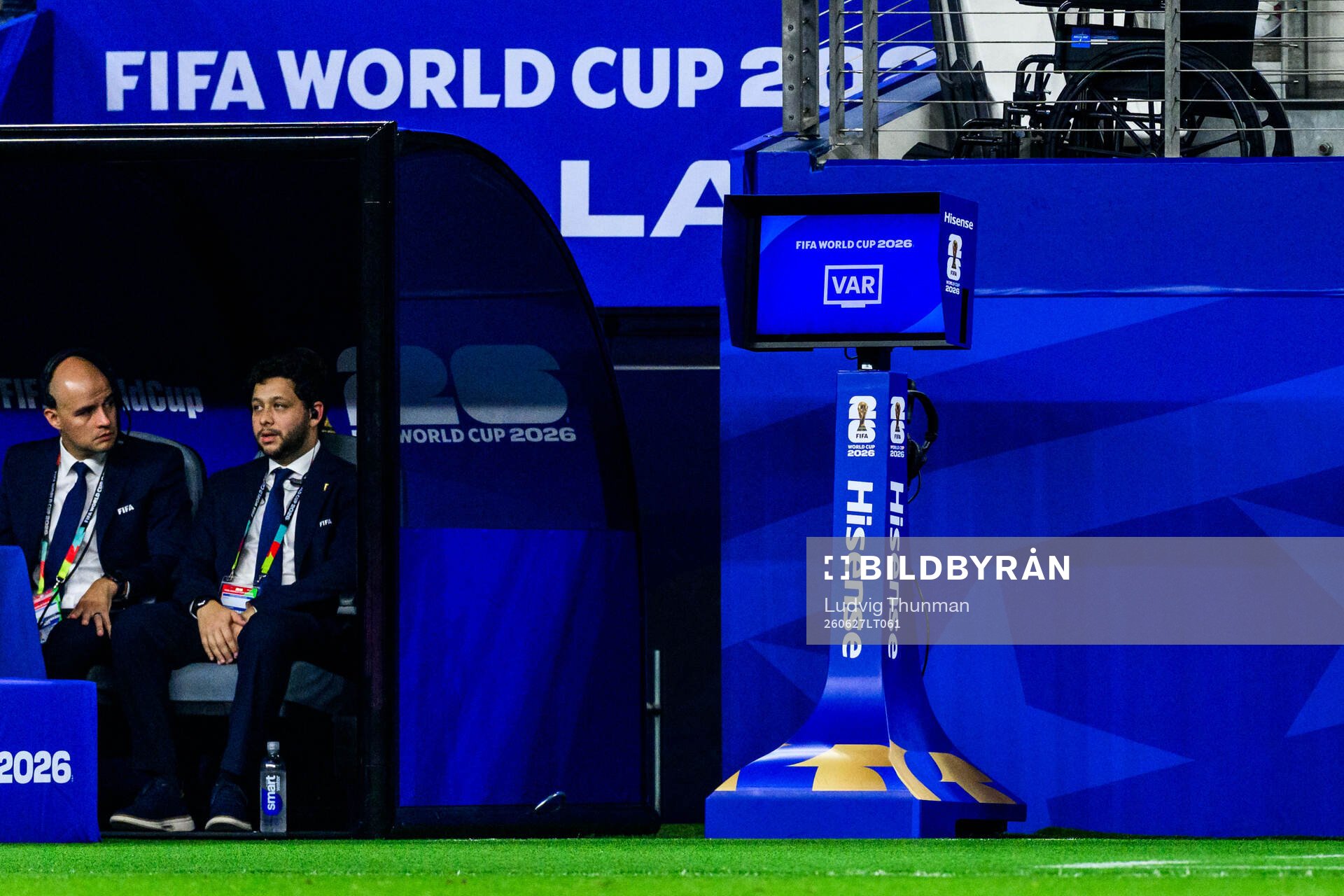A VAR screen