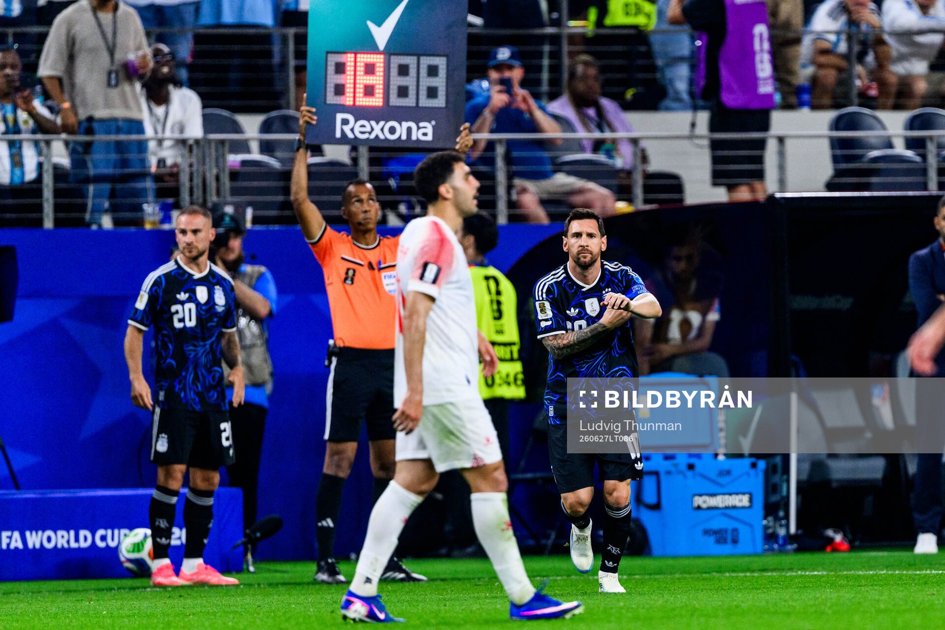 Lionel Messi of Argentina