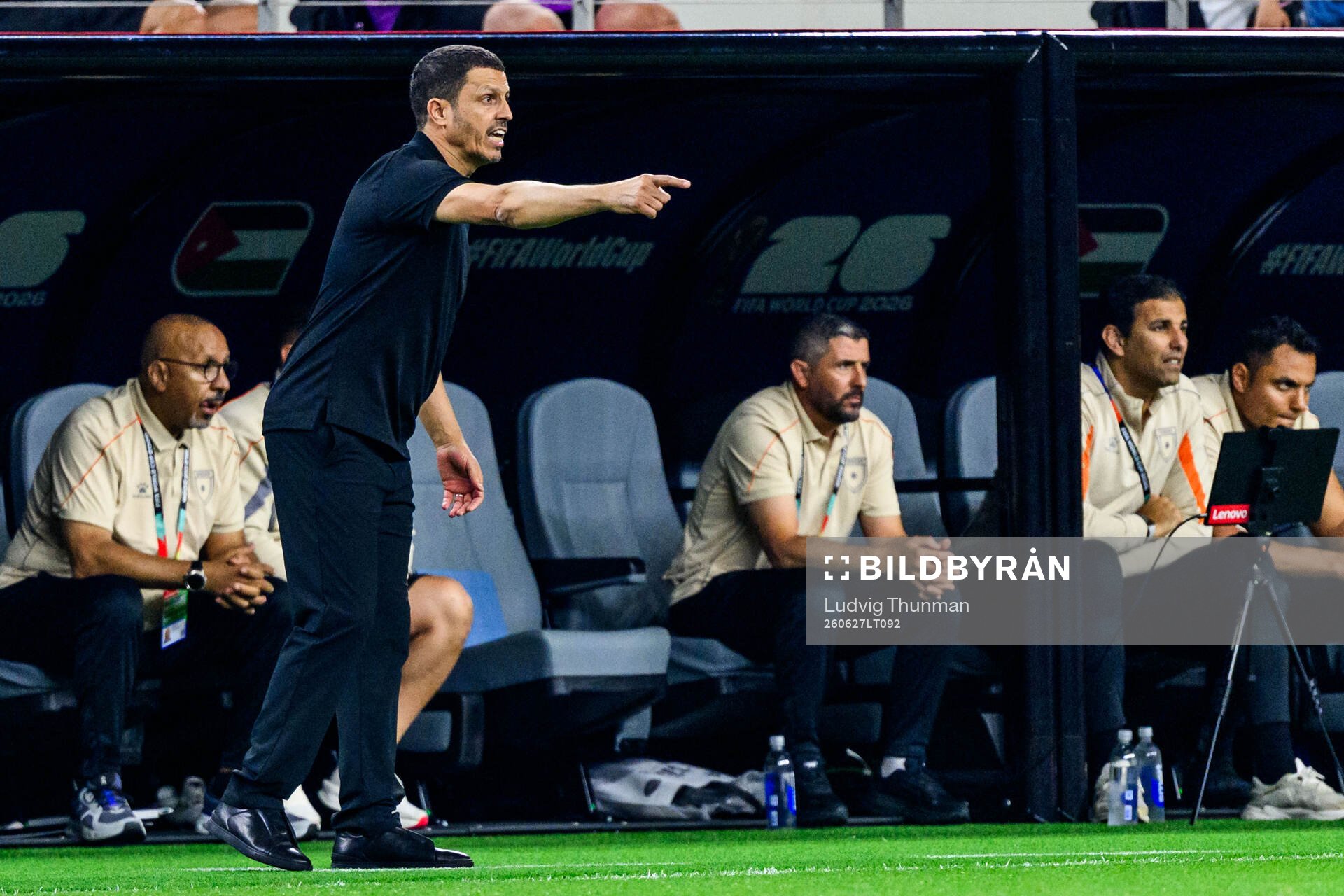 Head coach Jamal Sellami of Jordan