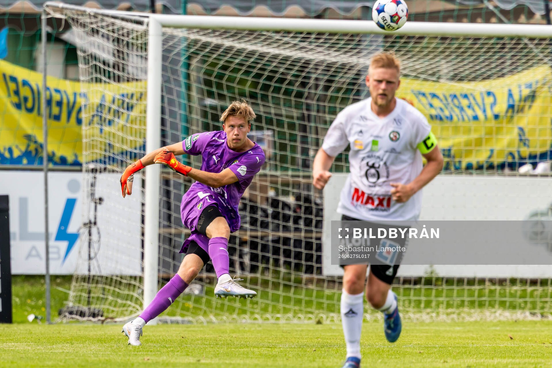 Ljungskiles målvakt Lukas Eriksson