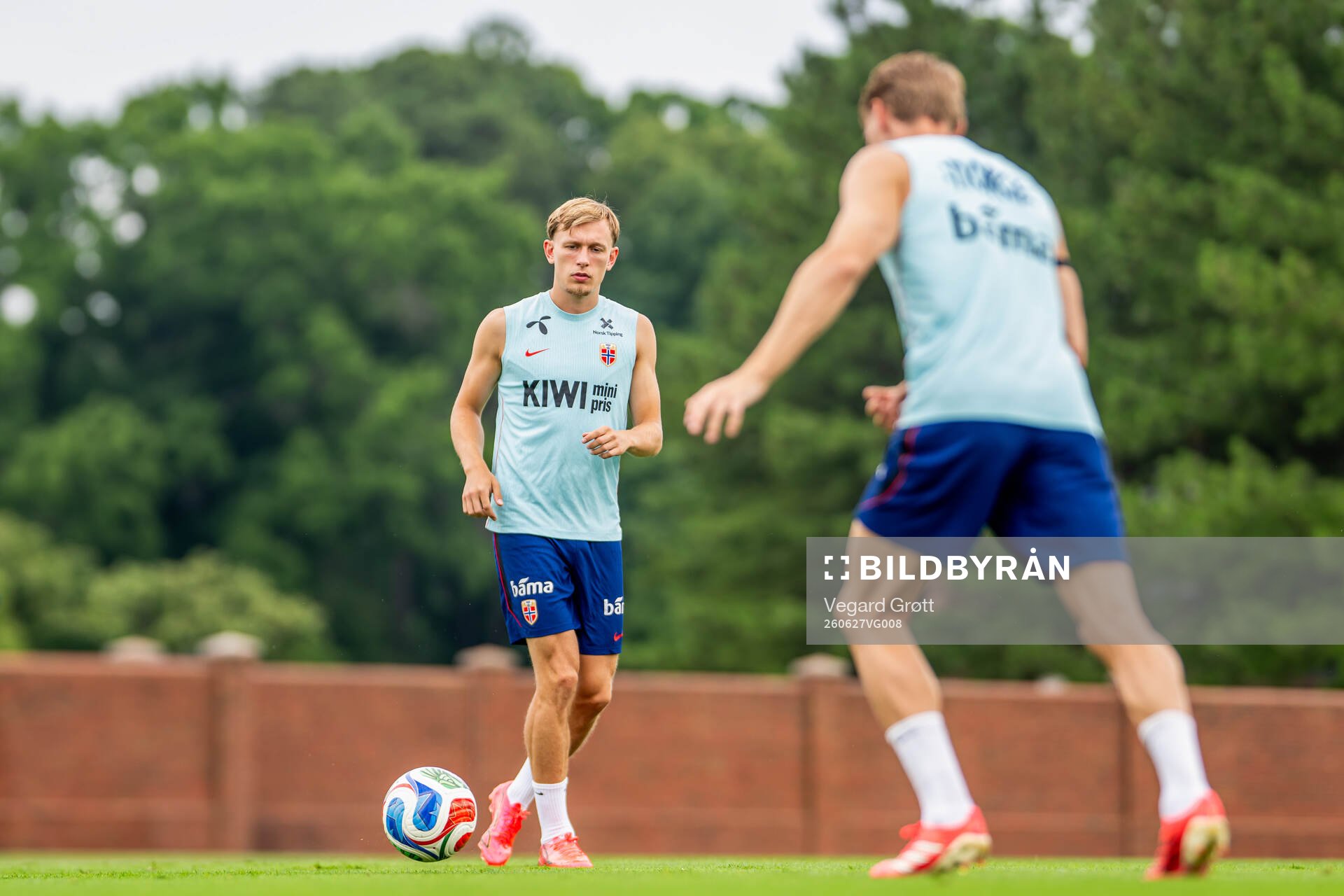 Marcus Holmgren Pedersen of the Norwegian national football