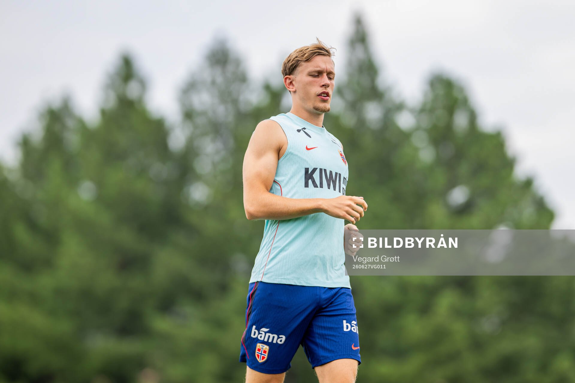 Marcus Holmgren Pedersen of the Norwegian national football