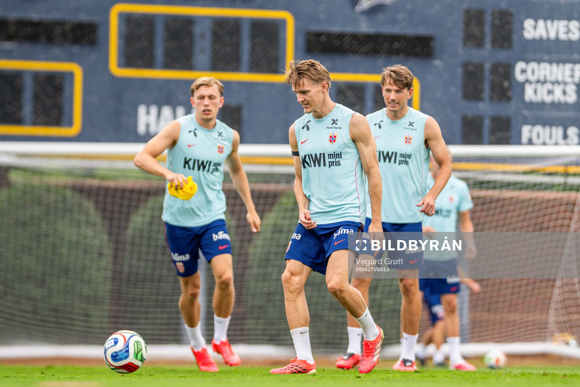 Martin Ødegaard of the Norwegian national football team at