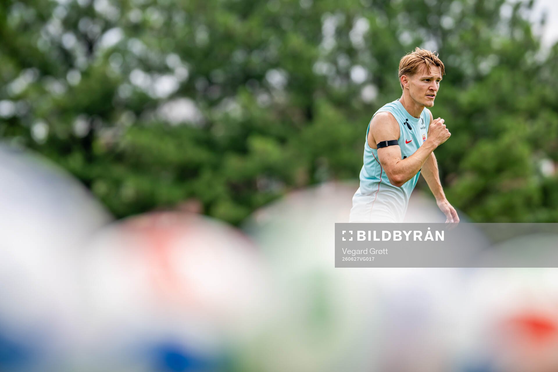Martin Ødegaard of the Norwegian national football team at