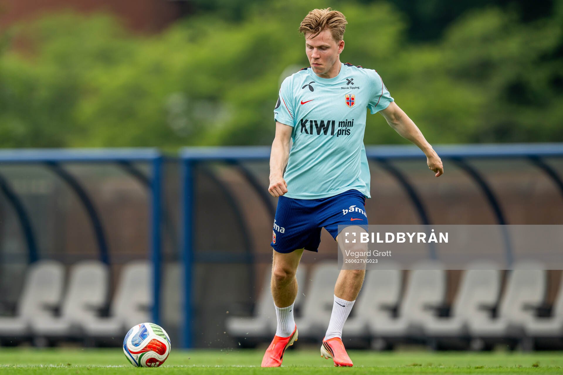 Jens Petter Hauge of the Norwegian national football team