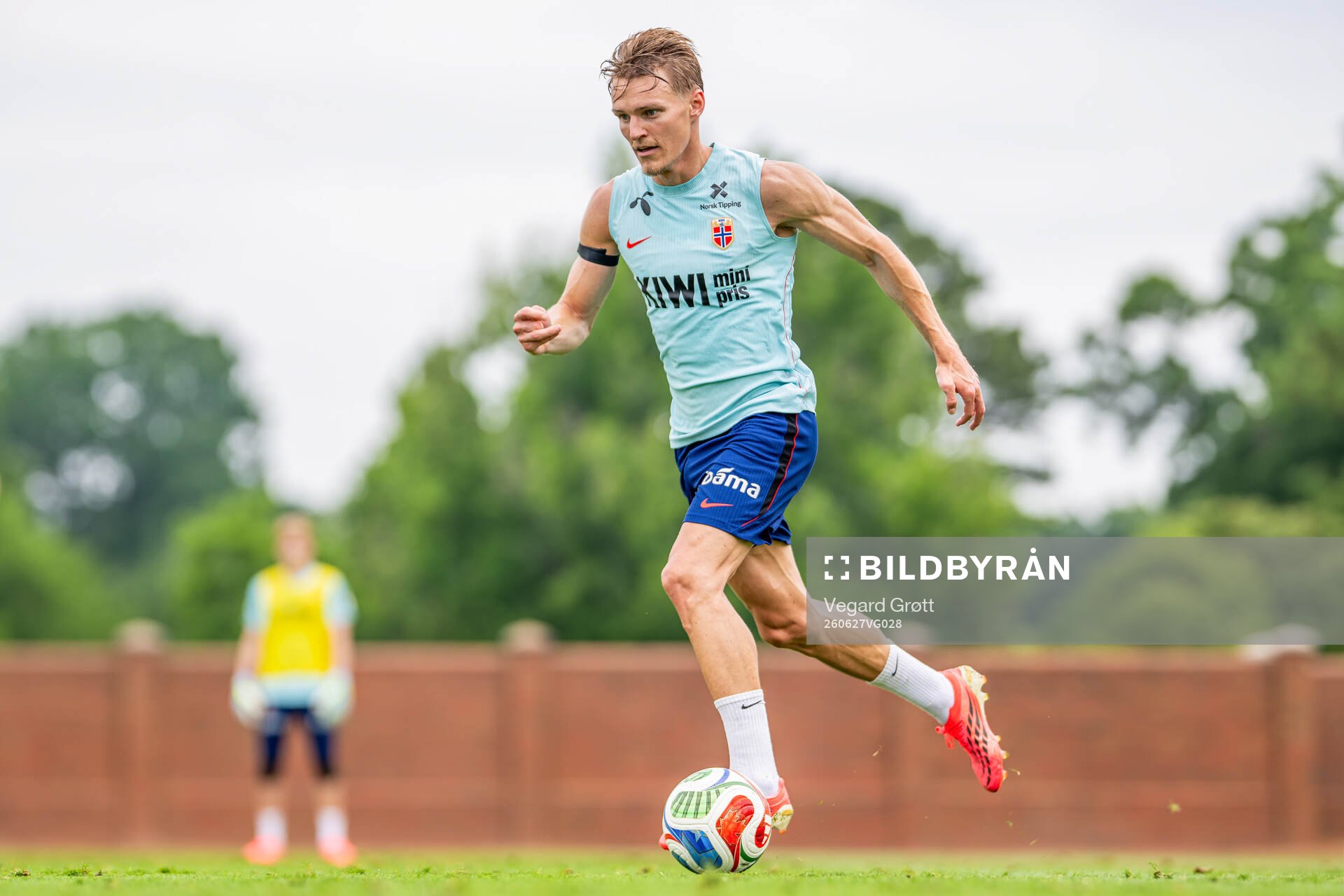 Martin Ødegaard of the Norwegian national football team at